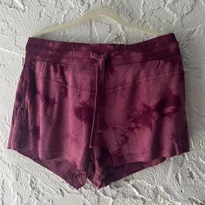 Target Acid Wash Maroon Shorts